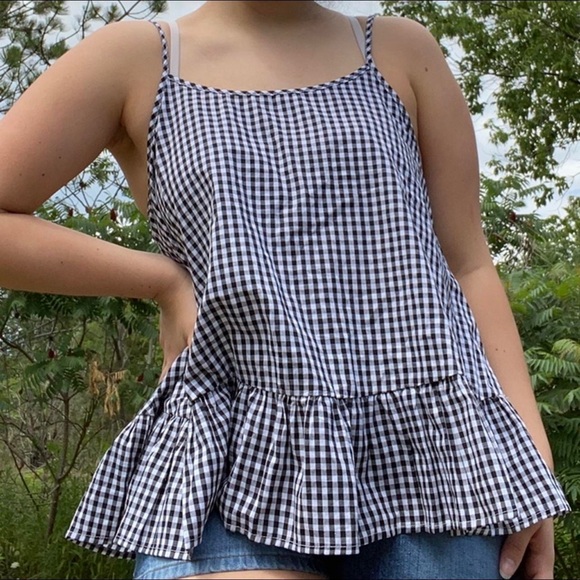 Checkered tank top from Caution to the Wind - Picture 3 of 4